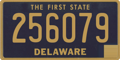 DE license plate 256079