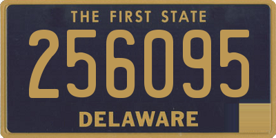 DE license plate 256095