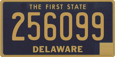 DE license plate 256099