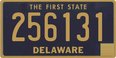 DE license plate 256131