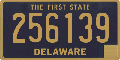 DE license plate 256139
