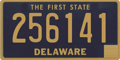 DE license plate 256141
