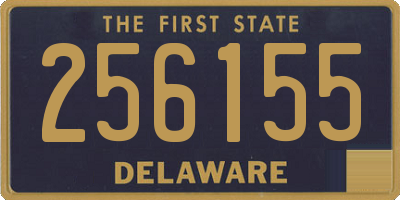 DE license plate 256155
