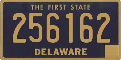 DE license plate 256162