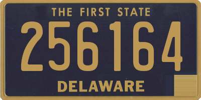 DE license plate 256164