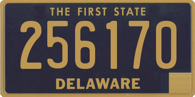 DE license plate 256170