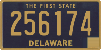 DE license plate 256174