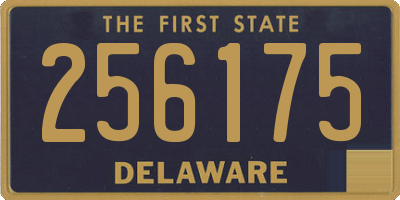 DE license plate 256175