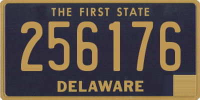 DE license plate 256176