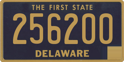 DE license plate 256200