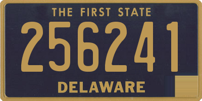 DE license plate 256241