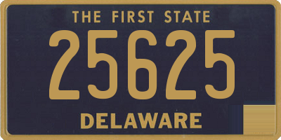 DE license plate 25625