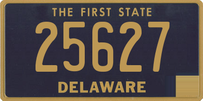 DE license plate 25627