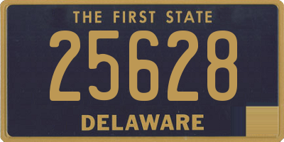 DE license plate 25628