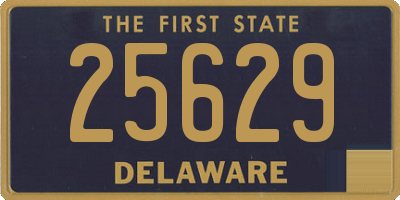 DE license plate 25629