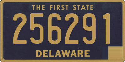DE license plate 256291