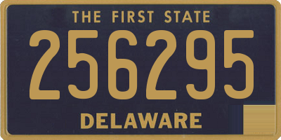 DE license plate 256295