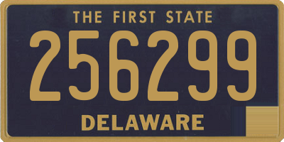 DE license plate 256299