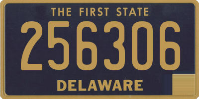 DE license plate 256306