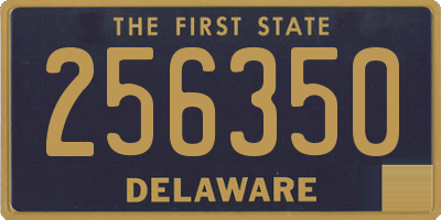 DE license plate 256350