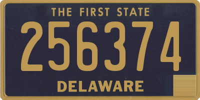 DE license plate 256374