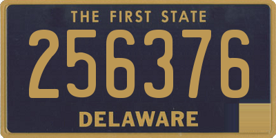 DE license plate 256376