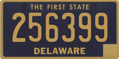 DE license plate 256399