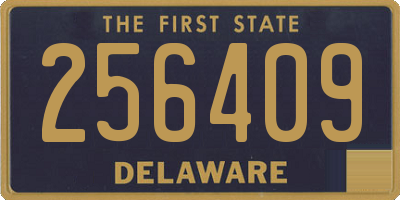 DE license plate 256409