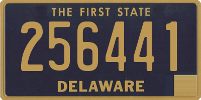 DE license plate 256441