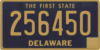 DE license plate 256450