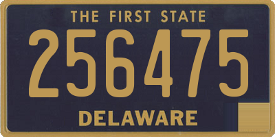 DE license plate 256475