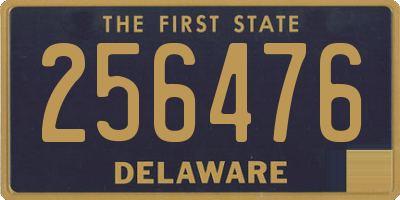 DE license plate 256476