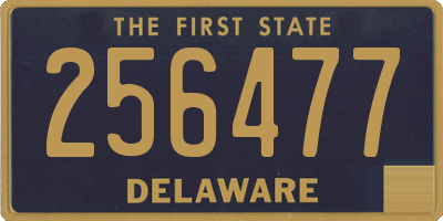 DE license plate 256477