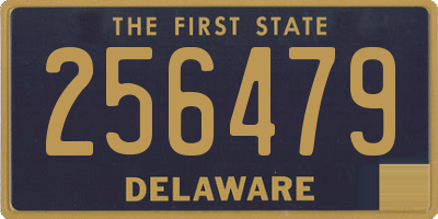 DE license plate 256479