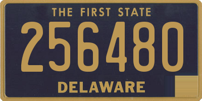 DE license plate 256480