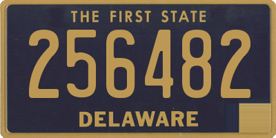 DE license plate 256482