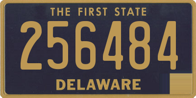 DE license plate 256484