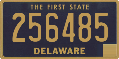 DE license plate 256485