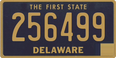 DE license plate 256499