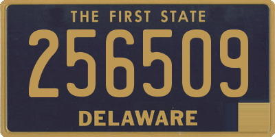 DE license plate 256509