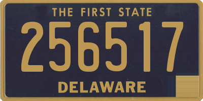 DE license plate 256517