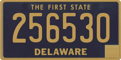 DE license plate 256530