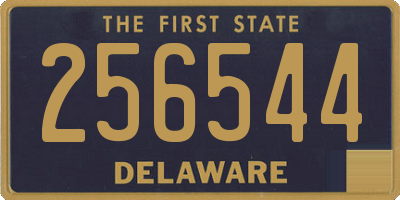 DE license plate 256544