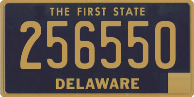 DE license plate 256550