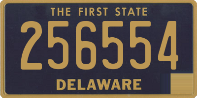 DE license plate 256554