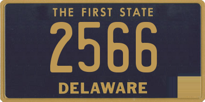 DE license plate 2566