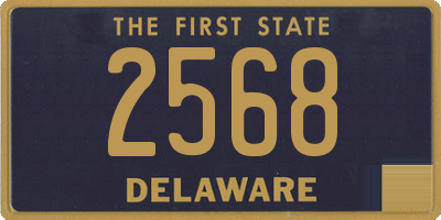 DE license plate 2568