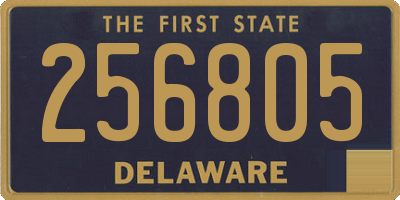 DE license plate 256805