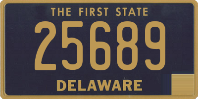 DE license plate 25689