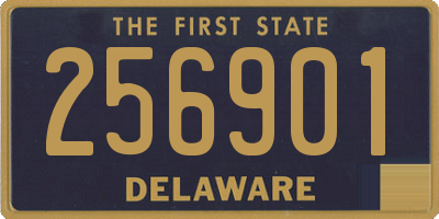 DE license plate 256901